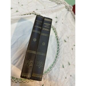 Mahzor Hardcover Box Set New Year & Atonement Hebrew & English  2 Books JEWS